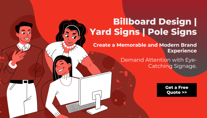 Red Digital Signage Marketing Strategy Blog Banner