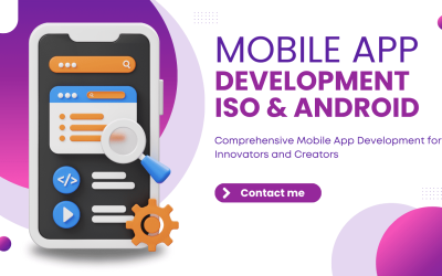 White Purple Modern Gradient Mobile App Development Couse Twitter Ad