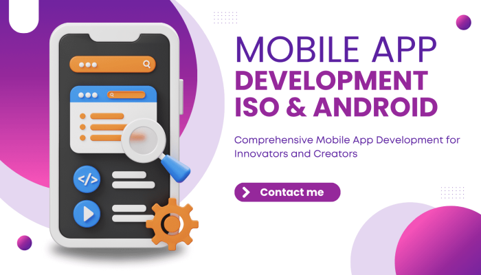 White Purple Modern Gradient Mobile App Development Couse Twitter Ad