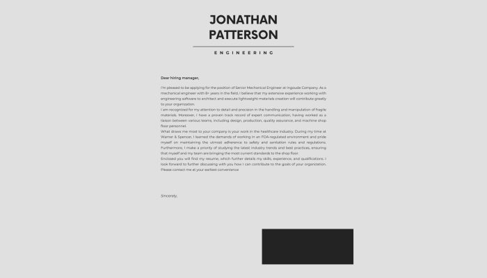 White Simple Minimalist Formal Engineer Resume & Cover Letter (1280 x 768 px)