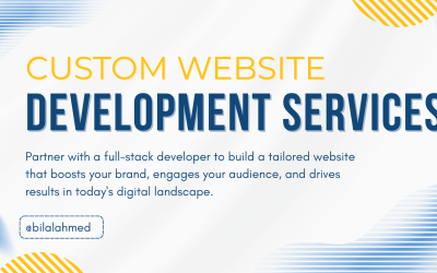 White Yellow and Blue Gradient Geometric Webinar Business Marketing Banner Landscape