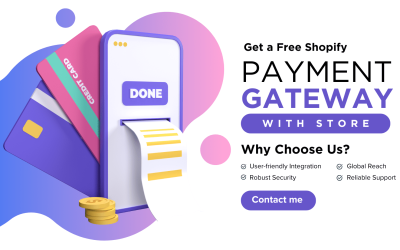 White and Pueple Illustration Payment Gateway Facebook Cover