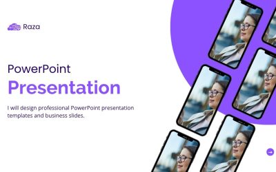 White and Purple Modern Minimalist UX Research Presentation