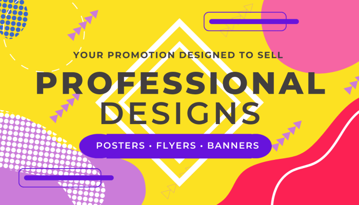 Yellow Colorful Memphis Flash Sale Banner Design