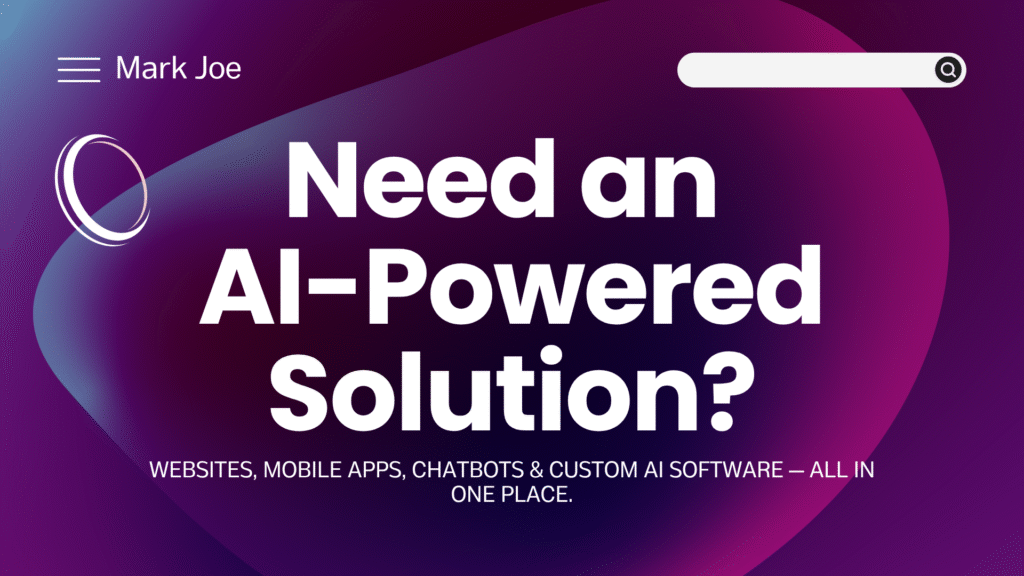 I will develop AI-powered websites, mobile apps, chatbots, and custom AI software solutions