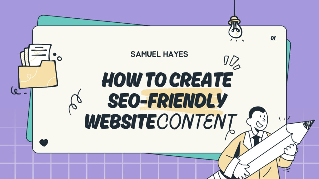 I will write high-quality SEO website content tailored to your brand.
