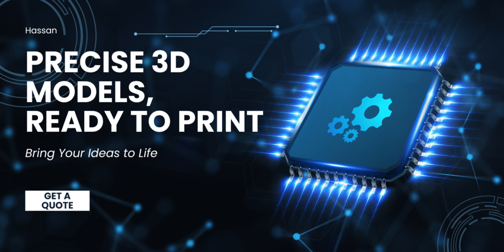 I will design cool 3D models for 3D printing and beyond