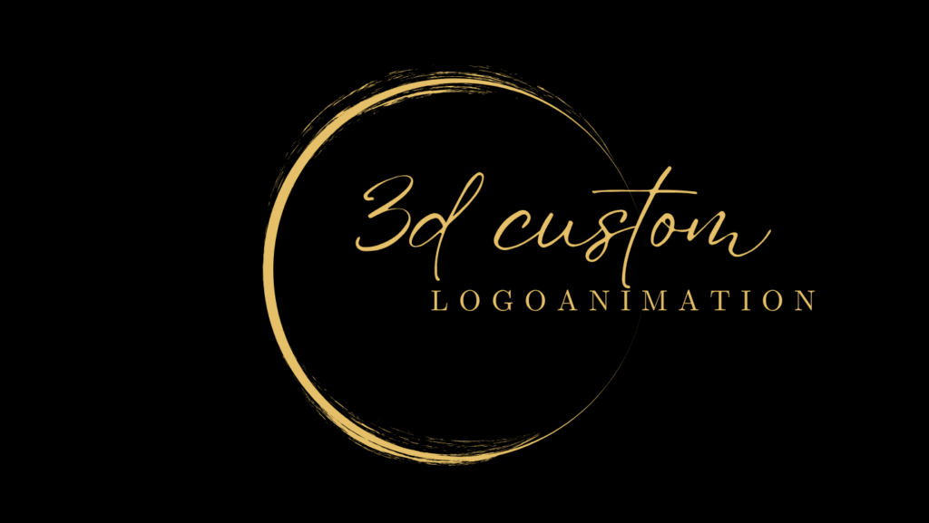 I will create 3d custom logo animation