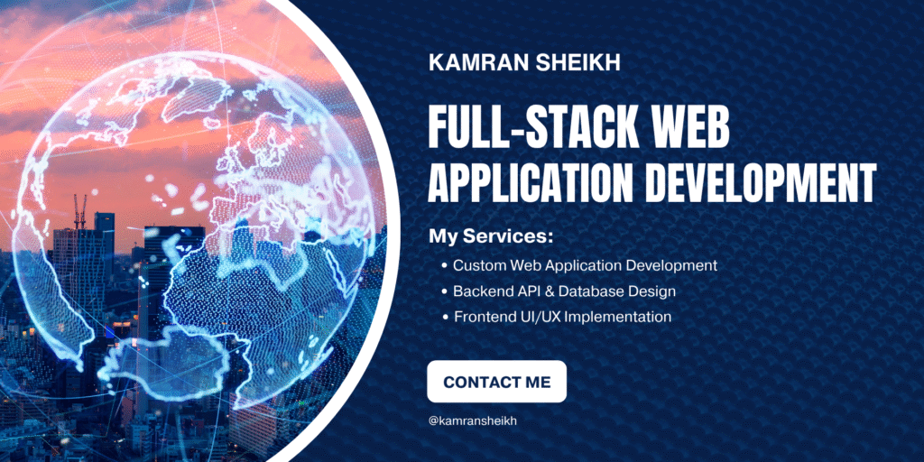 I will develop a custom web application tailored to your website’s needs.