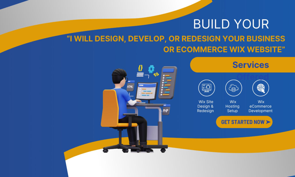 I Will Design, Develop, or Redesign Your Business or eCommerce Wix Website
