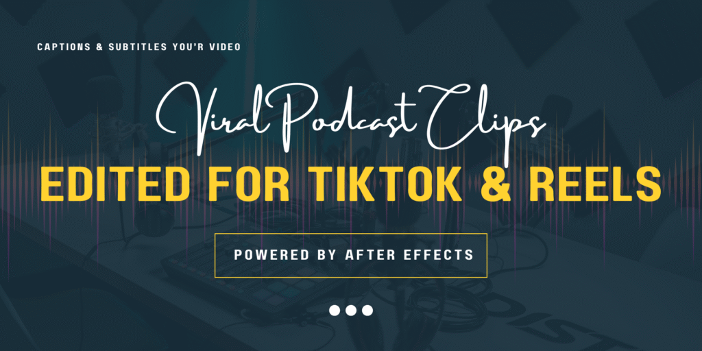 I will edit your tiktok, reels or ads using after effects