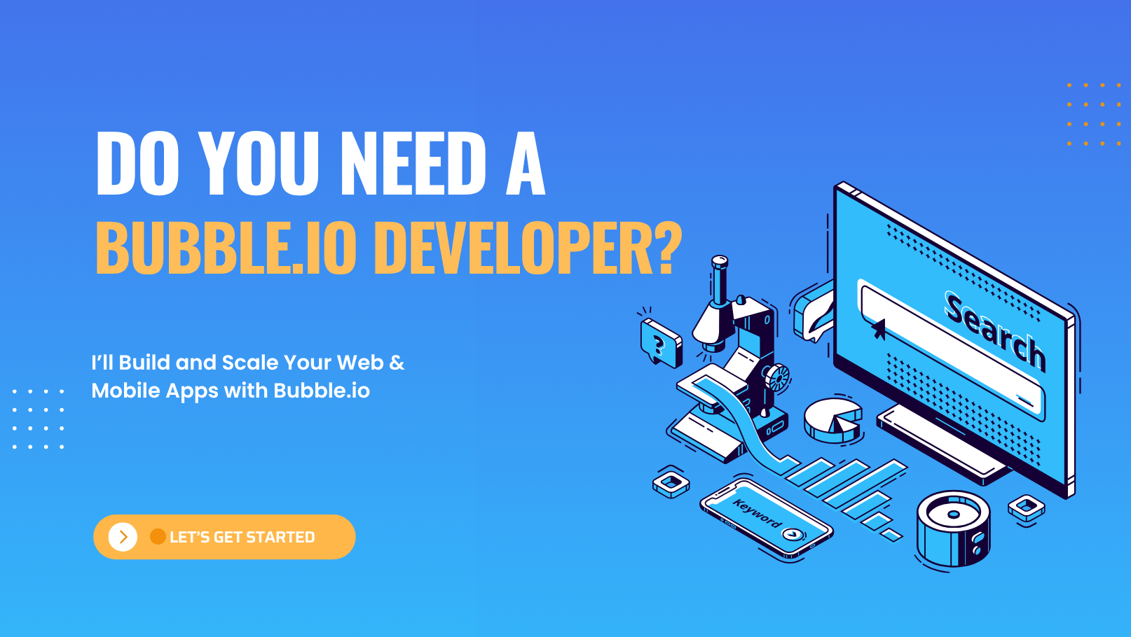 Blue Gradient Minimalist Web Design Services Facebook Post