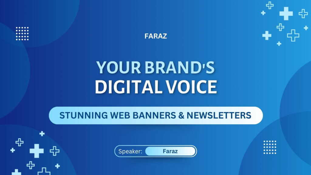 I will design high-quality web banners and newsletters