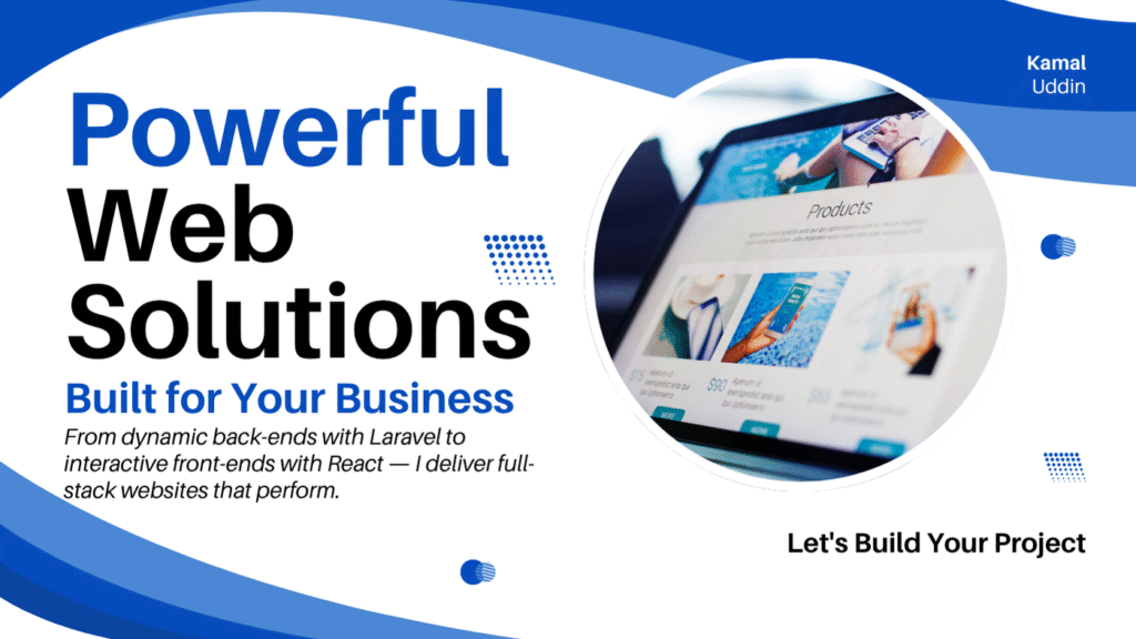 I will provide full-stack website development using PHP Laravel, HTML, CSS, and React.