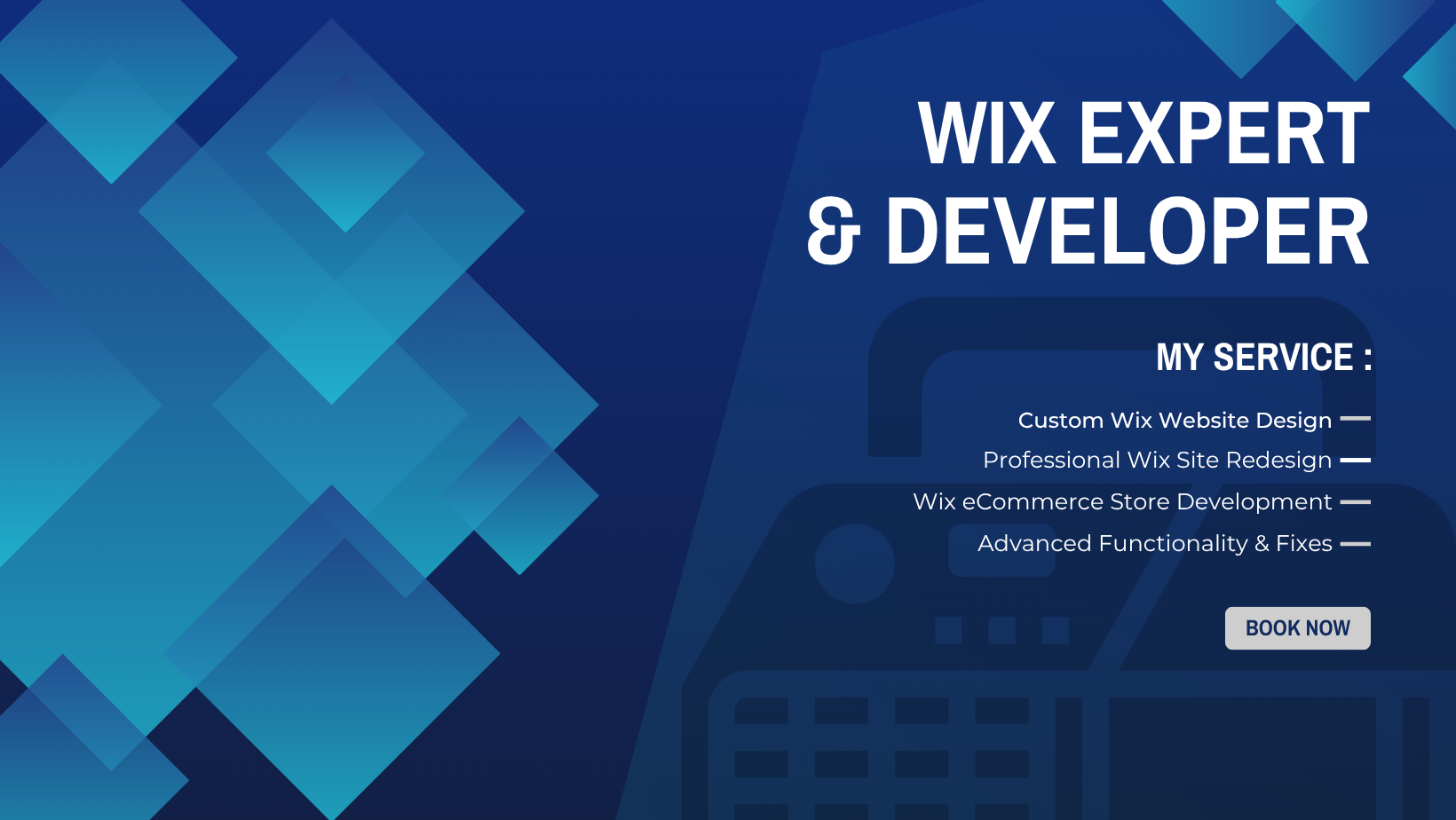 Blue Modern Welding Service Facebook Cover