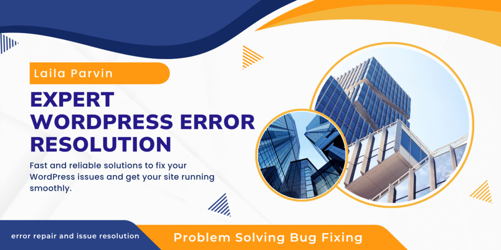 Professional WordPress error repair and issue resolution