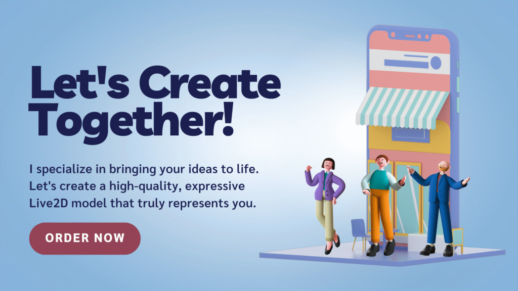 I will design and rig high quality live2d model art character for vtuber