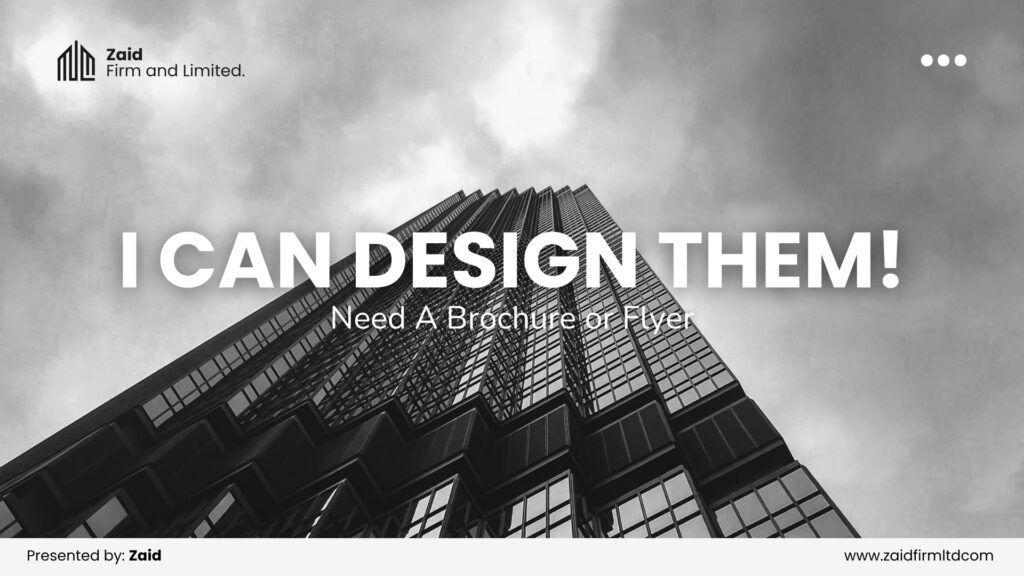 I will design a professional brochure tailored to your brand