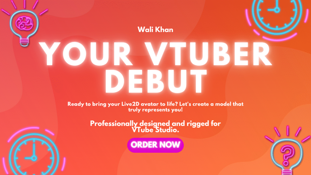 I will design and rig pro vtuber character in live2d, for vtuber model and vtube studio