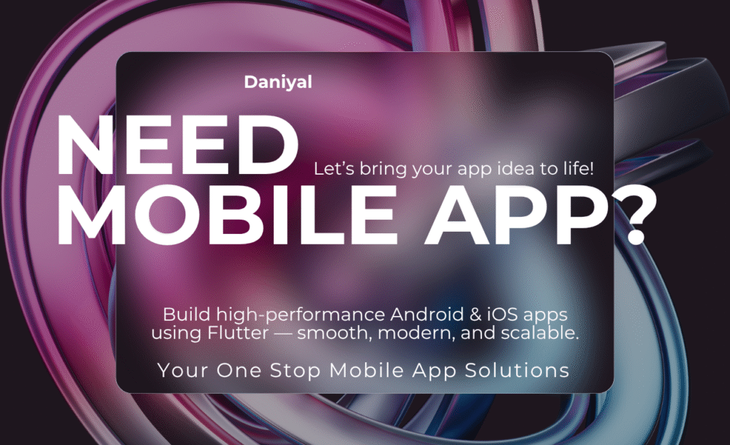 I will develop a cross-platform mobile app using Flutter for both Android and iOS