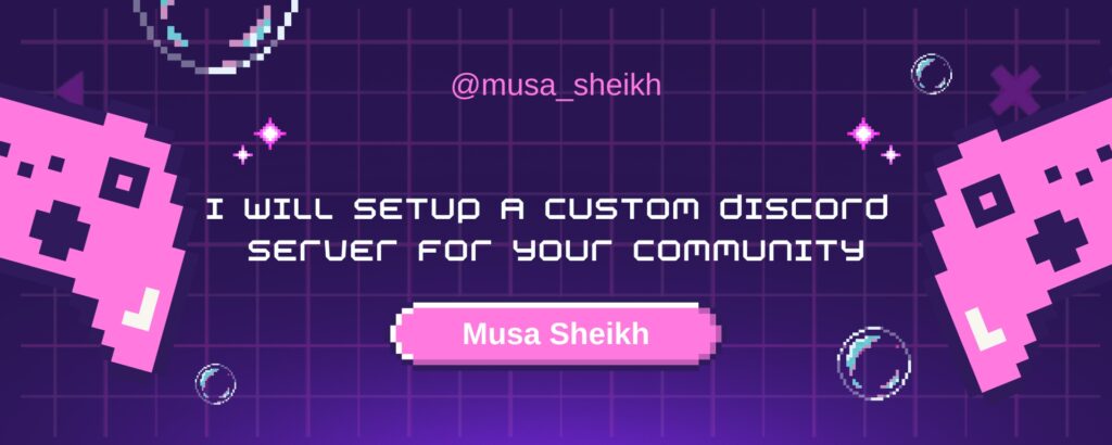 I will setup a custom discord server for your community