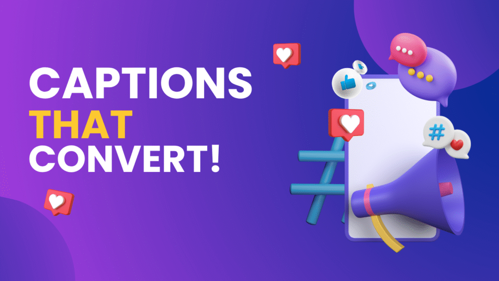 I will write social media captions and posts as your copywriter