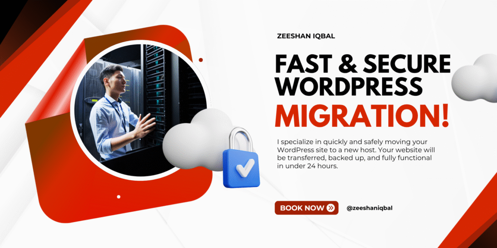 I will quickly migrate, transfer, move, or backup your WordPress website within 24 hours