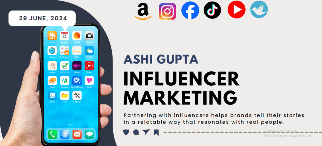 I will find instagram, tiktok, youtube influencer to research influencer.