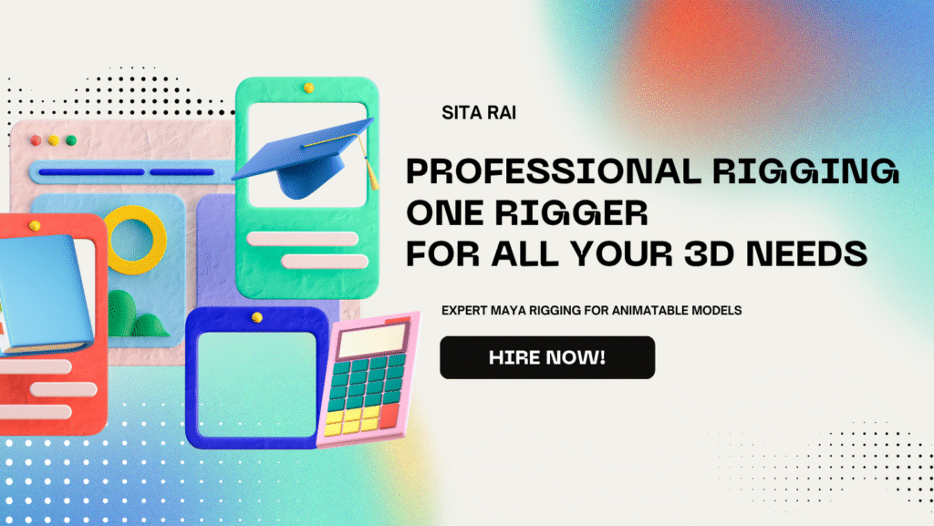 I will do professional 3d rigging in maya