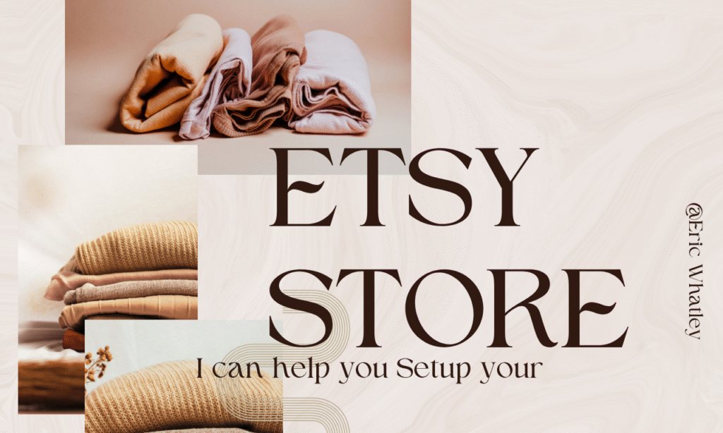 I will setup etsy shop etsy digital product design etsy seo listings printable planners