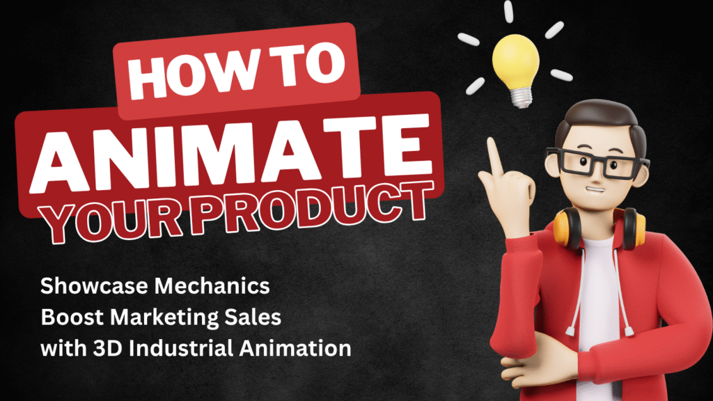 I will 3d product animation video 3d industrial animation