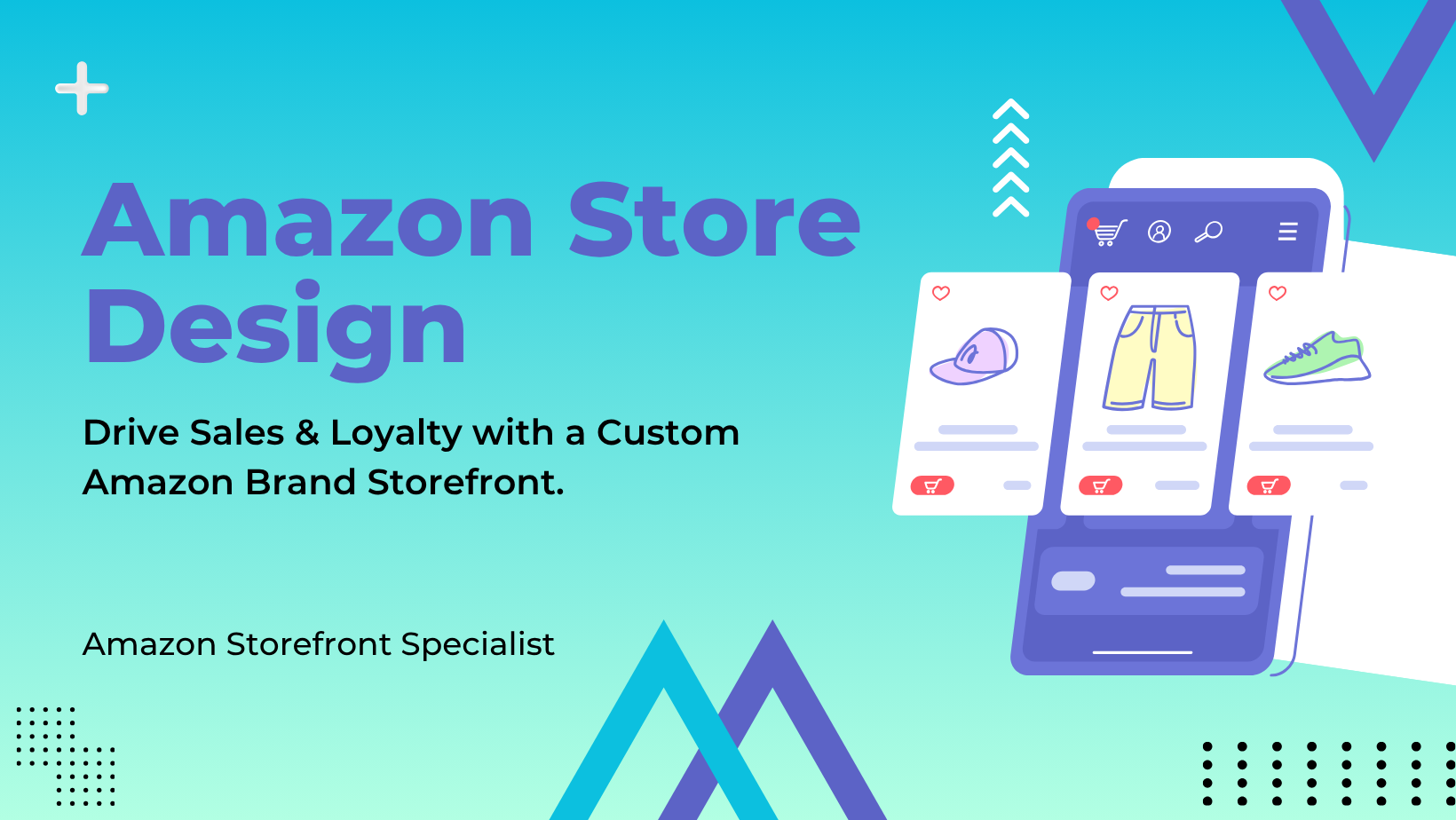 Blue Illustrative Online store Facebook Cover