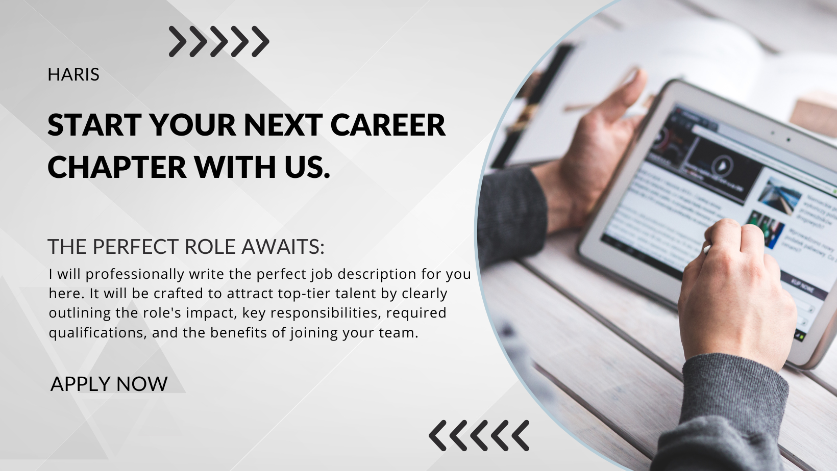 Gray & White Geometric Business Facebook Cover