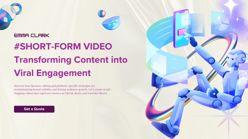 I will edit short form video for tiktok, reels and youtube shorts