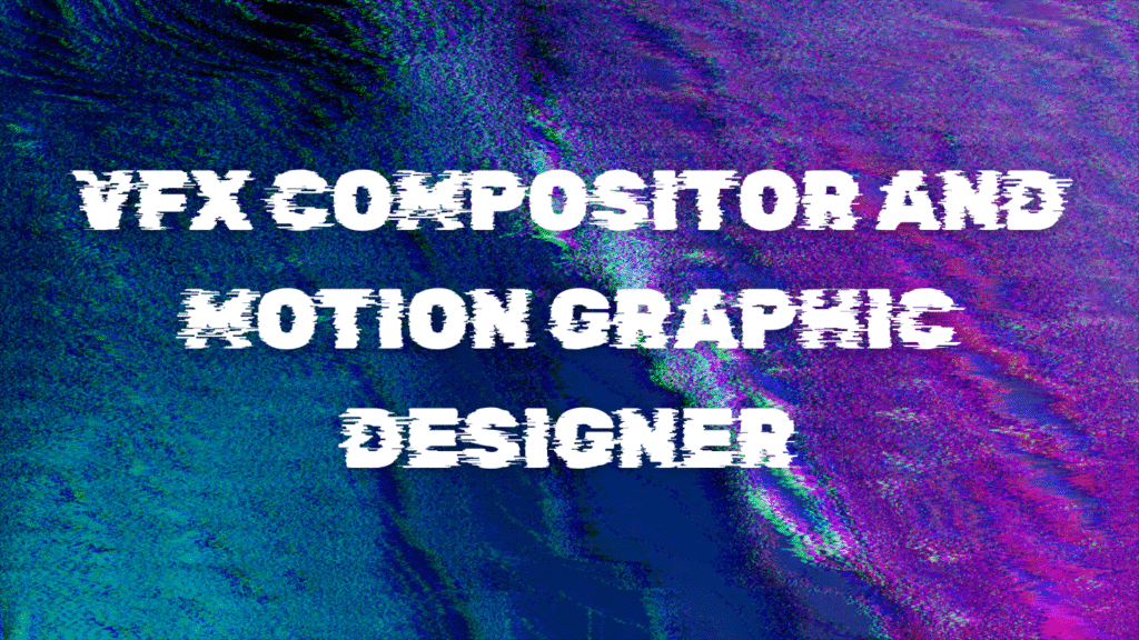 I will do motion graphic and vfx compositing for your