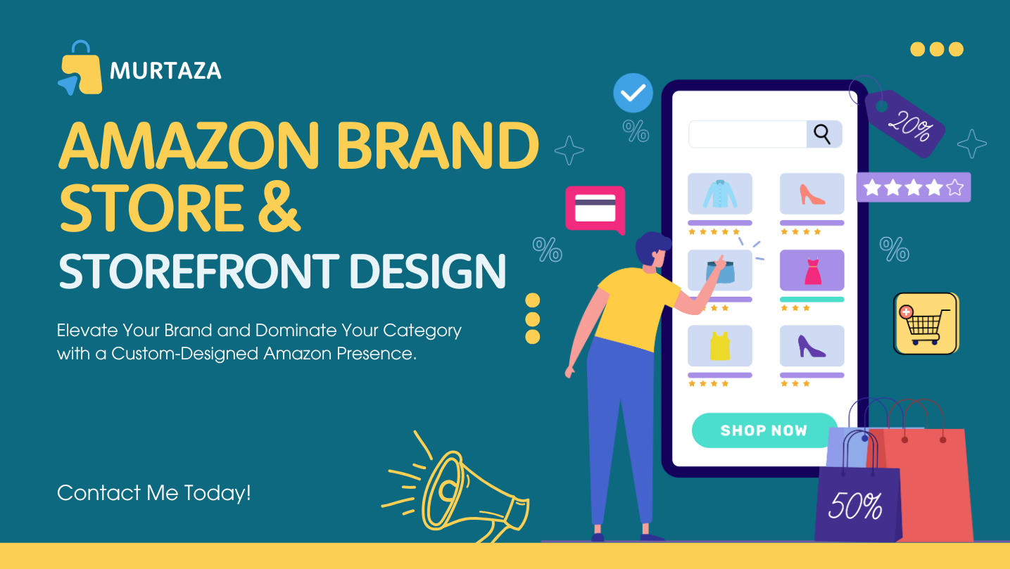 Yellow Green Modern Online Store Facebook Cover